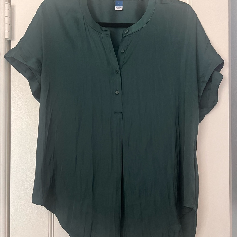 Old Navy Dark Green Blouse